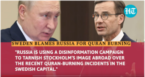 Koran-Verbrennungen in Schweden +Dänemark: Schweden beschuldigt Russland der Des-Information!