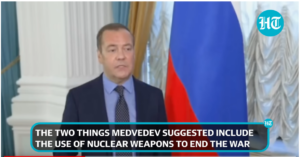 RUS-Medwedew: Ukraine-Krieg mit RUS-Atomwaffen-Einsatz beenden wie USA-Japan 1945