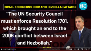 Israel/Nordfront: Netanyahu versucht Notbremse – fordert Hezbollah vor UN zur Einhaltung der Resolution 1701 (2006) auf