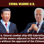 USA gegen China/South China Sea: US-Küsten-Kampf-Schiff verletzt China-Hoheits-Gewässer