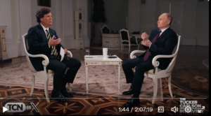 Tucker Carlsson/ Das Putin-Interview +Text-Zusammenfassung des Interviews