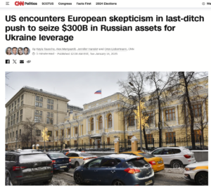 CNN: Biden/Enteignung von RUS-Vermögen geplant/ Europäer sollen mitmachen
