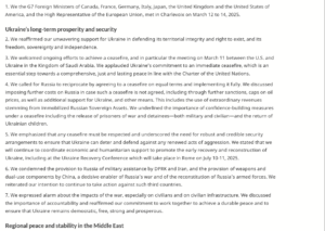 G7-Canada/Abschluss-Erklärung (full Text)