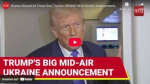 US-Aussagen von Trump +anderen zu Ukraine, Starlink +mehr
