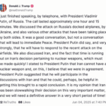 Putin Telefonate: Mit Trump + dem Pabst/ Aussagen Ushakov zum Trump-Putin-Telefonat