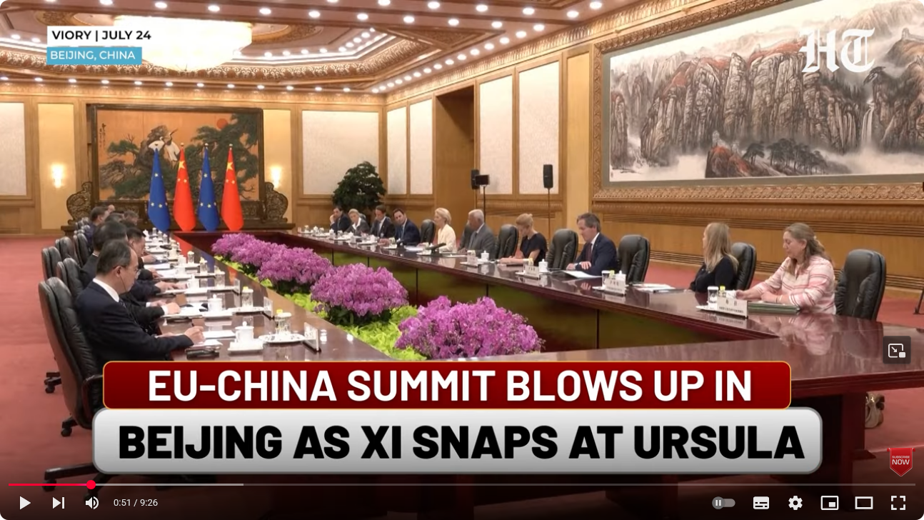 Verhandlungen EU-China: Xi lehnt Distanzierung von RUS kategorisch ab/ +mehr