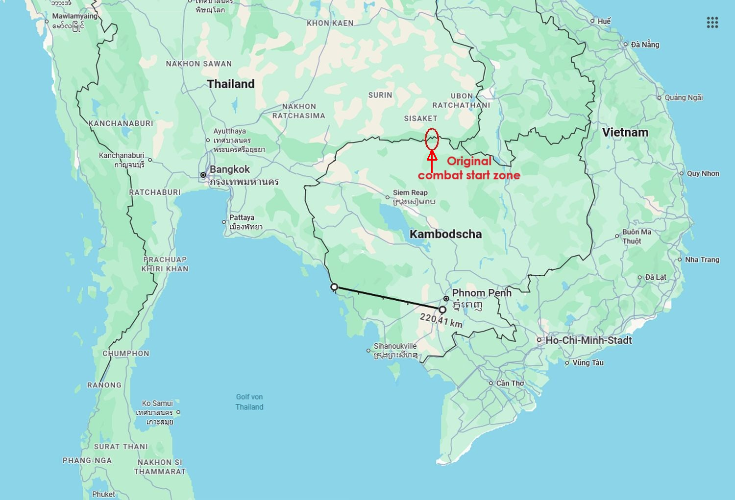 Thailand-Vormarsch= mit US+EU akkordiertem Kambodscha Regime-Change? CHN +RUS +VIE werden dies kaum zulassen