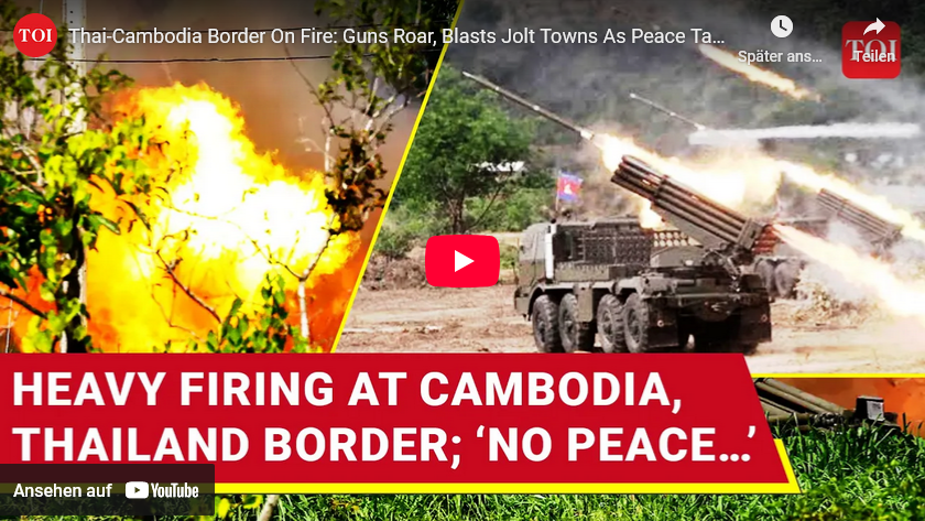 Thai-Kambodscha-Krieg: Gespräche beginnen