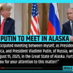 Bedeutungsvoll: Trump-Putin-Gipfel in ALASKA