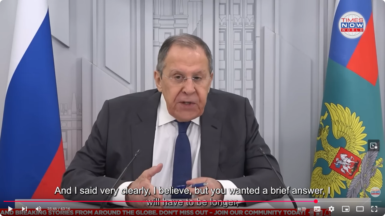 RUS-Lavrov: KEINE Territorial- Verhandlungen (=kein US-vorgeschlagener Gebietstausch)
