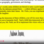 Putin veröffentlicht Melanias Kinder-Brief/ Melania verweigert ähnlichen Brief an Netanyahu wegen Gaza-Kinder