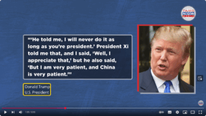 Fake?/ Xi gibt Trump Versprechen Taiwan während seiner Amtszeit nicht zu invasieren