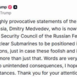 Trump Atom-U-Boot-Einsatz: Mit 2022-Biden-Atom-Kriegs-Doktrin gegen Russland= Spiel mit dem Feuer?