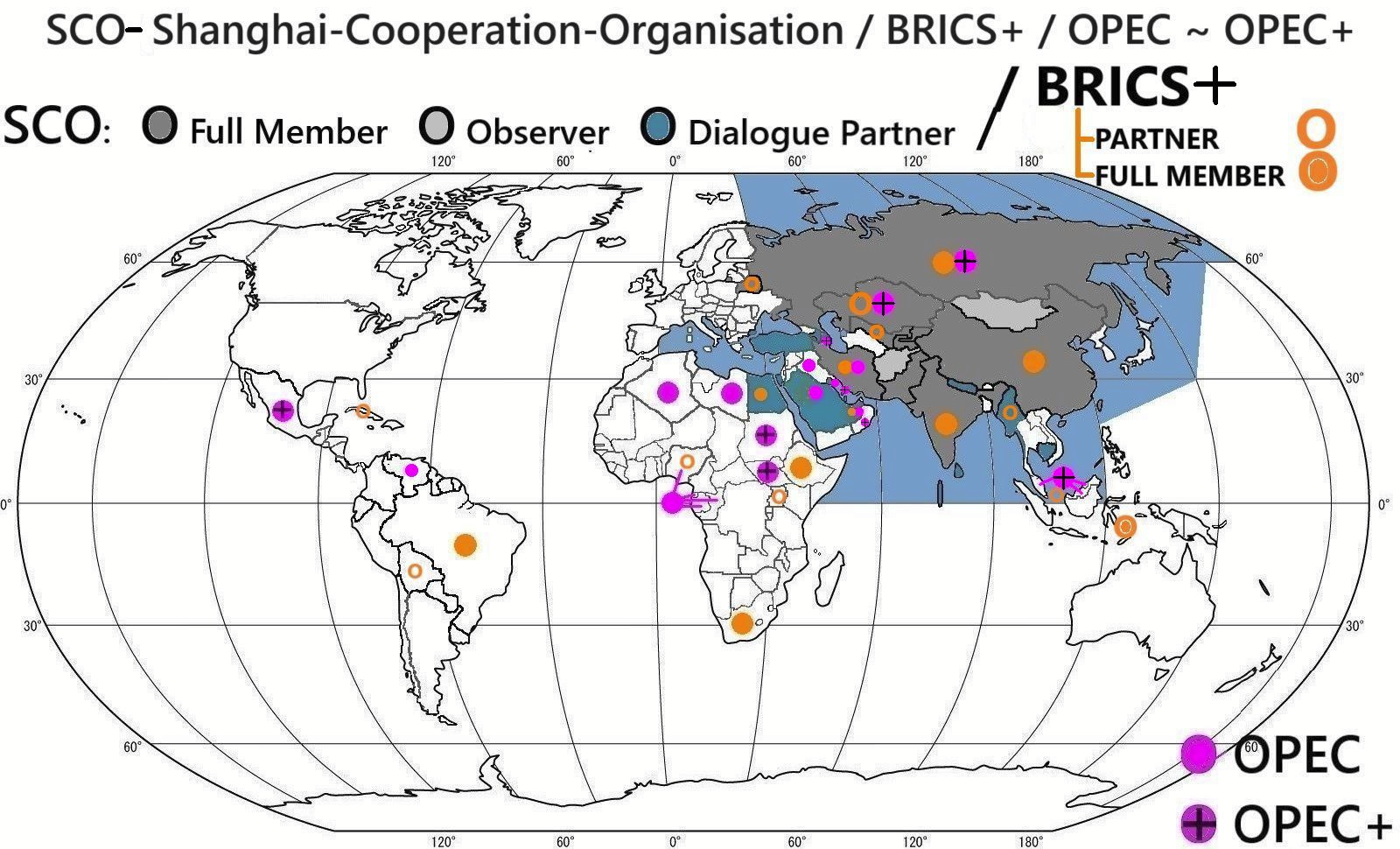 Globaler Wirtschafts-Krieg WEST gegen BRICS: 1,06 Milliarden gegen 4,19 Milliarden= West programmierter Looser