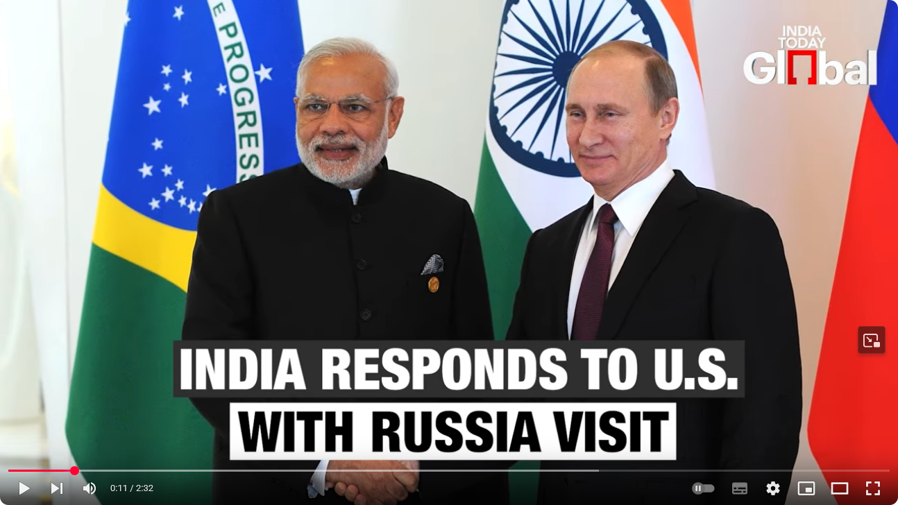 Hammer/ Nach US-Indien-Schlagabtausch: IND- Außenminister +IND-NSA fliegen nach Moskau