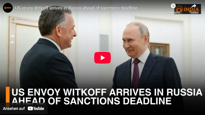 US-Witkoff in Moskau eingetroffen/ +vieles mehr