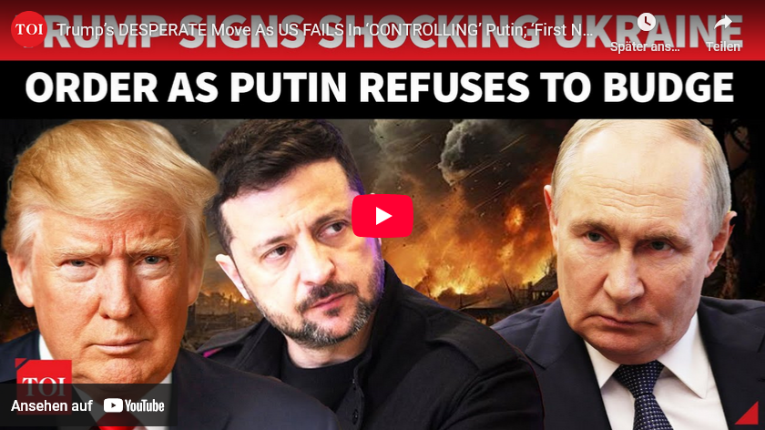Trump-Druck auf Zelensky/ Trump- Besuch in UK/ Trump „befriedet-?“ Wirtschafts- Fronten/ +mehr