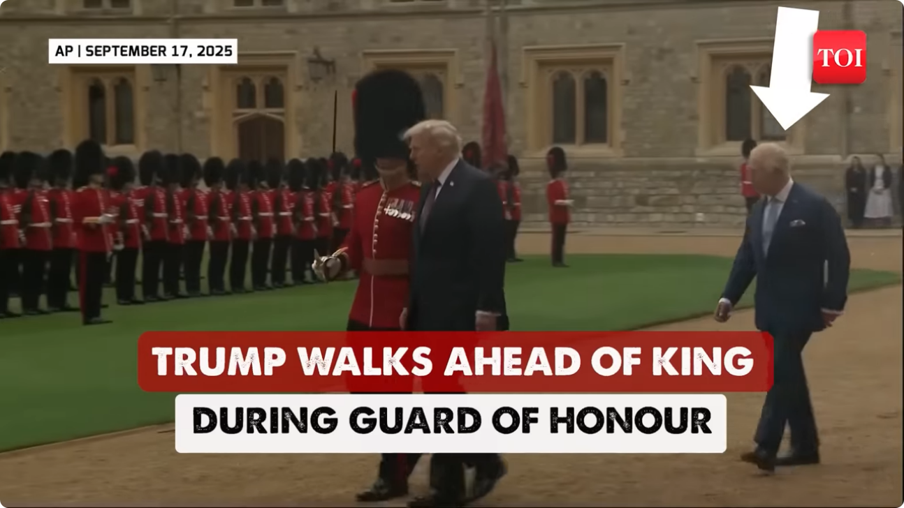Trump macht UK-König zum Statisten: Parade mit Trump-Dominanz, Dinner als US-Show mit „Charly“-Beteiligung