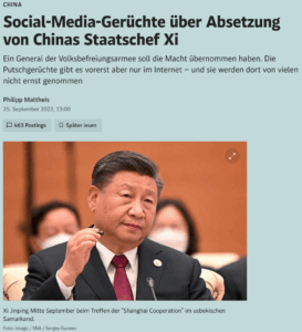 Internet-Gerüchte/Militär-Putsch in China: US +EU-FalseFlag weiten sich aus