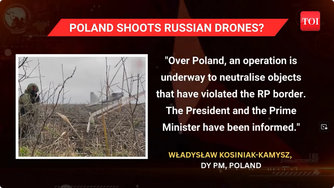 Russische Drohnen über Polen?