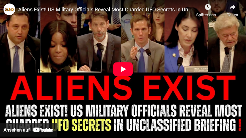 FullVideo-US/Hearing im US-Kongress über Außerirdische: Aliens existieren