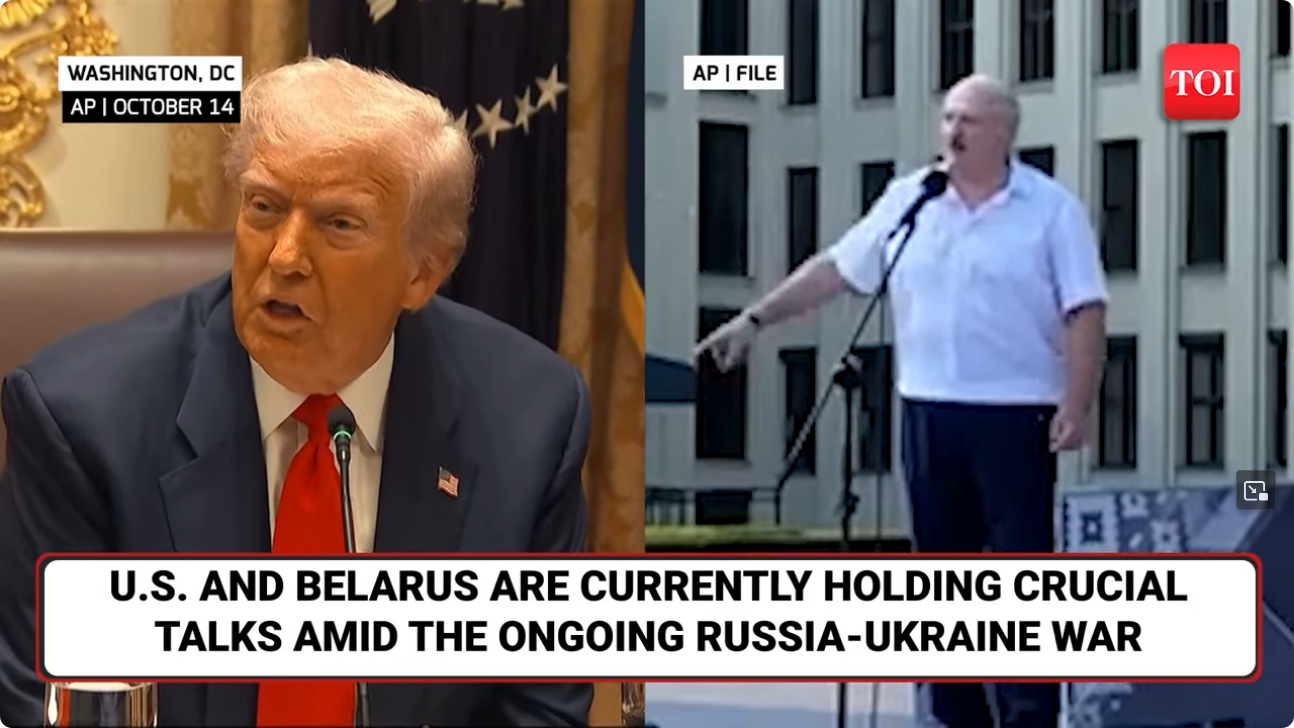 HAMMER/Trump-USA versucht über Belarus-Lukashenko Druck auf Putin zu machen