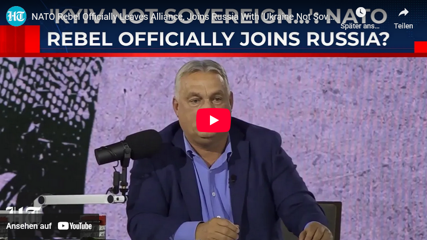 „EU-Rebell“-Orban: Putin-Pseudo-Freund als letzte Waffenstillstands- Hoffnung für US+EU