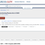 US-Kongress/Gesetze gegen Russland: Full Text der ersten 3 Gesetze die zur Verabschiedung vorgesehen sind