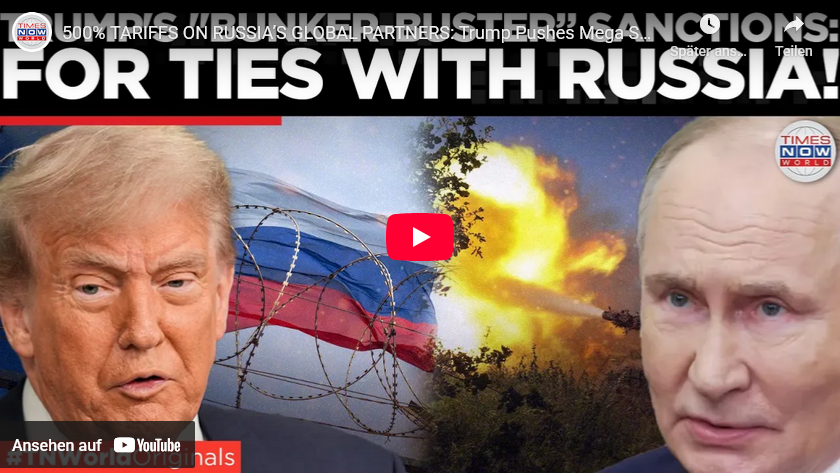 Trump droht mit 500-%-Gesetz: Werden sich die USA diesmal trauen?