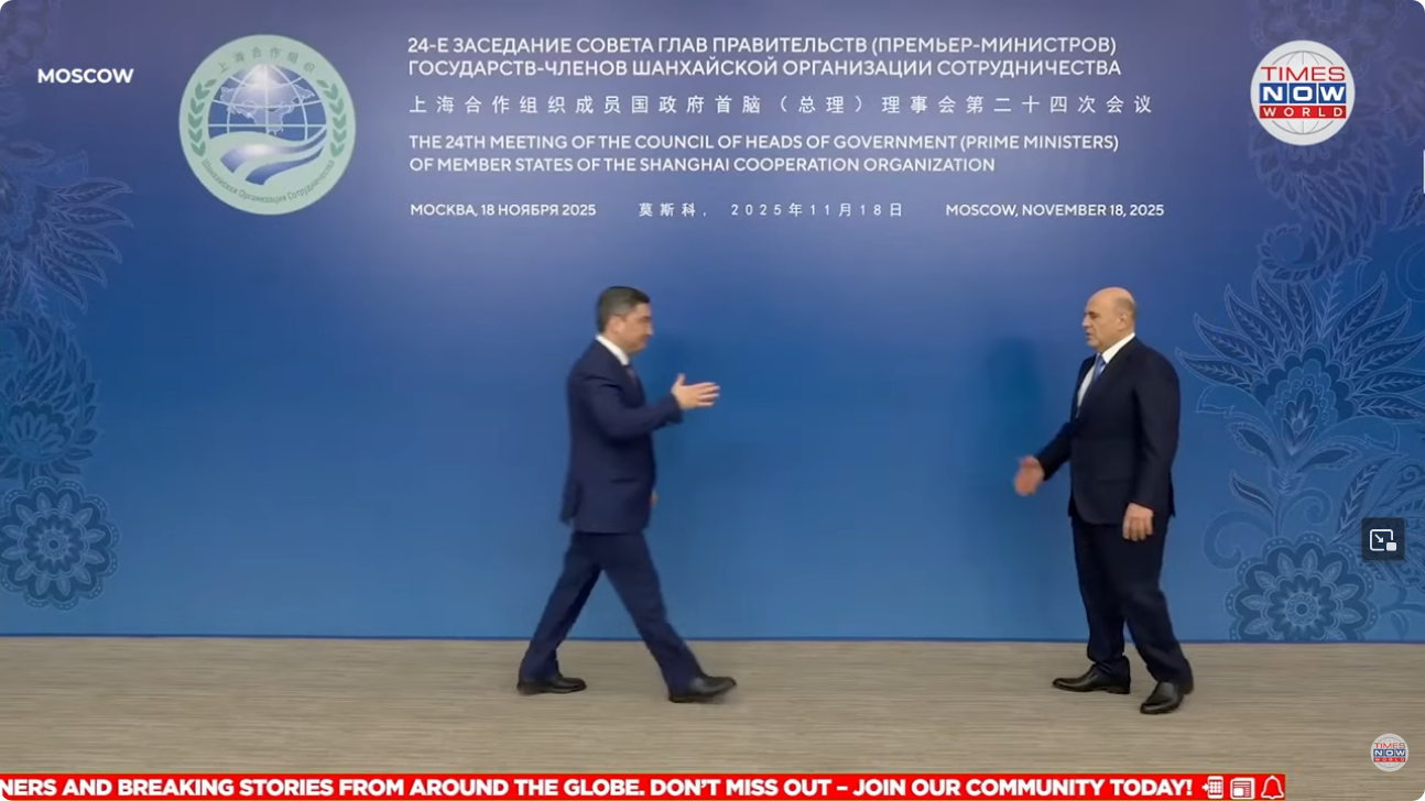 Moskau/großer SCO-Gipfel: Empfang der Polit-Prominenz