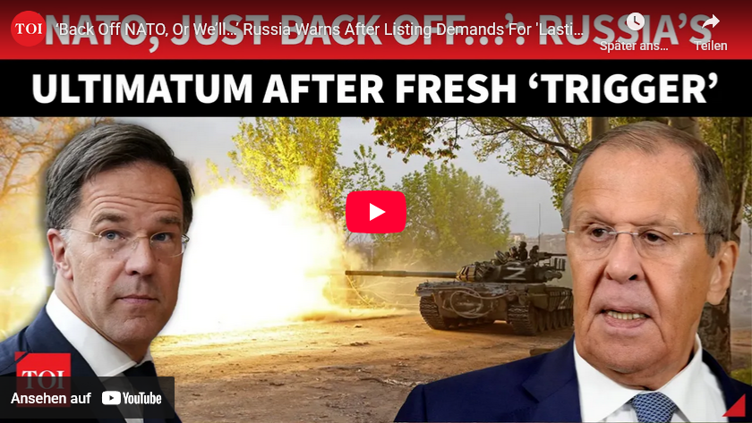 US-Friedensvorschlag: Russland gesprächsbereit/ US-Vorschlag (einerseits) gegen RUS-Vorschlag (andererseits)