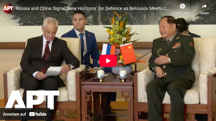 China-RUS intensiv/General Zhang in Moskau: Treffen mit Verteidigungsminister