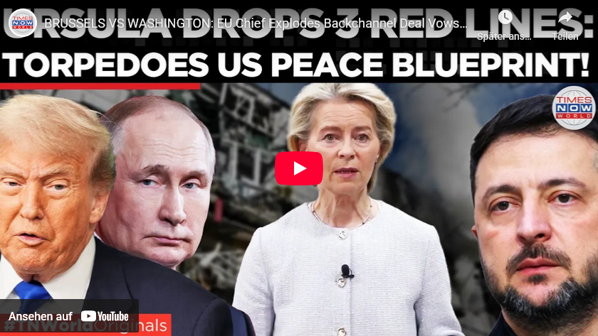 Leyen mit 3 Bedingungen gegen US-Plan: Euro-Ober-Zwergin mit Profilierungsneurose