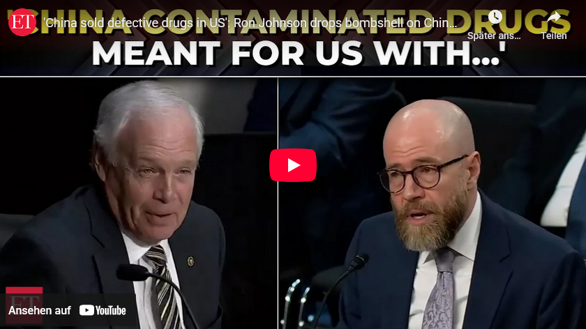 US-Vorwurf China würde zielgerichtet vergiftete Arzneimittel in die USA senden