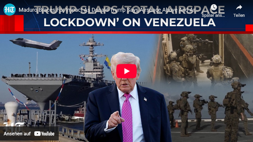 USA verfügen totale Venezuela-Luftraumsperre/ Training für Ukraine – oder – Ryukyu + Taiwan?