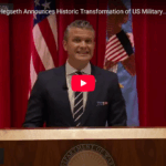 US/Kriegsminister: Wichtige Grundsatzrede – Clip volle Länge