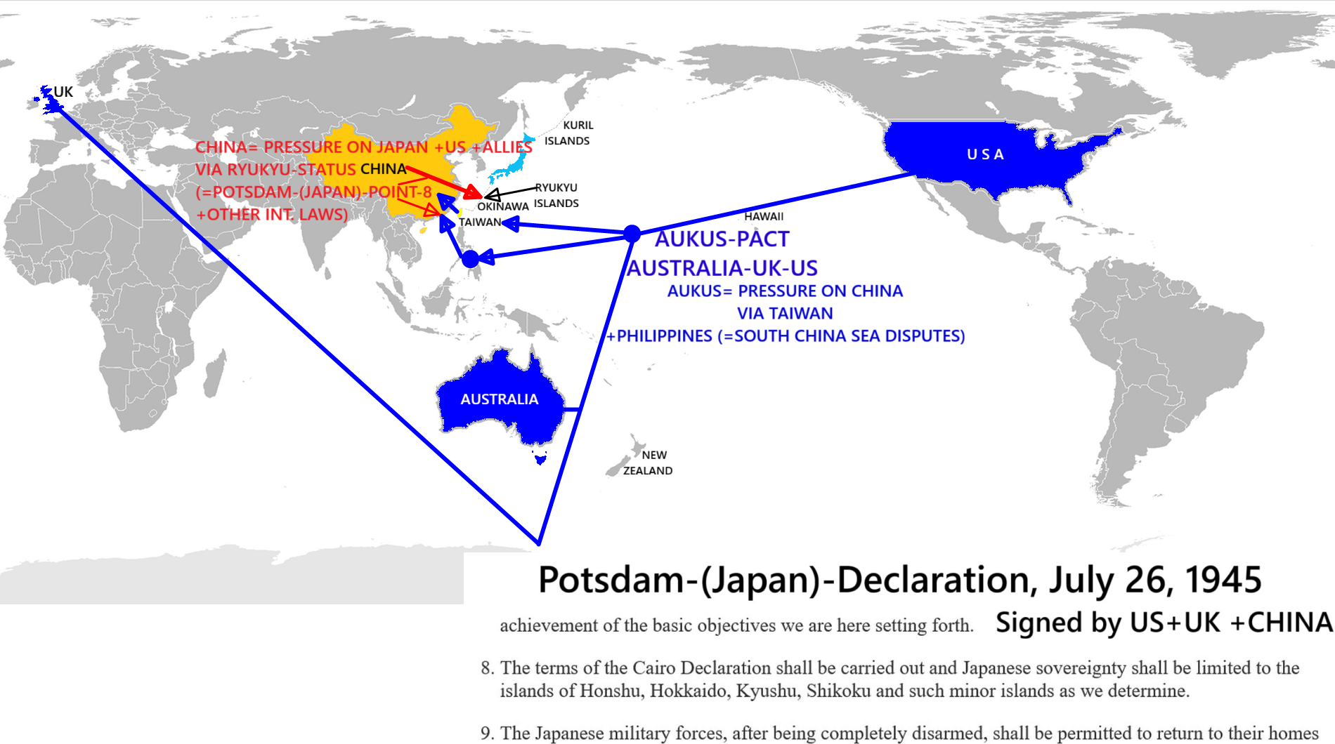 Asien/Strategische Lage: Eine Karte, mehrere Druckpunkte +westliche Hilflosigkeit