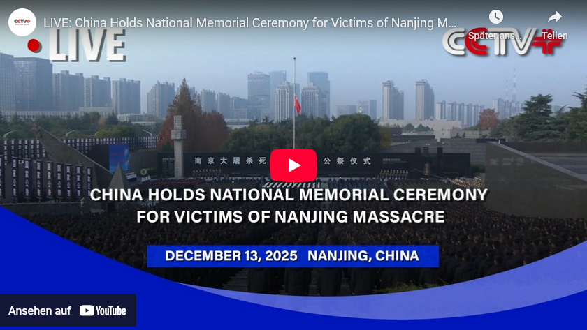 China/13.Dezember= Beginn des Nanjing-Massakers durch Japan/ 300.000 Tote/ Umfangreiches Gedenken in China/ +mehr