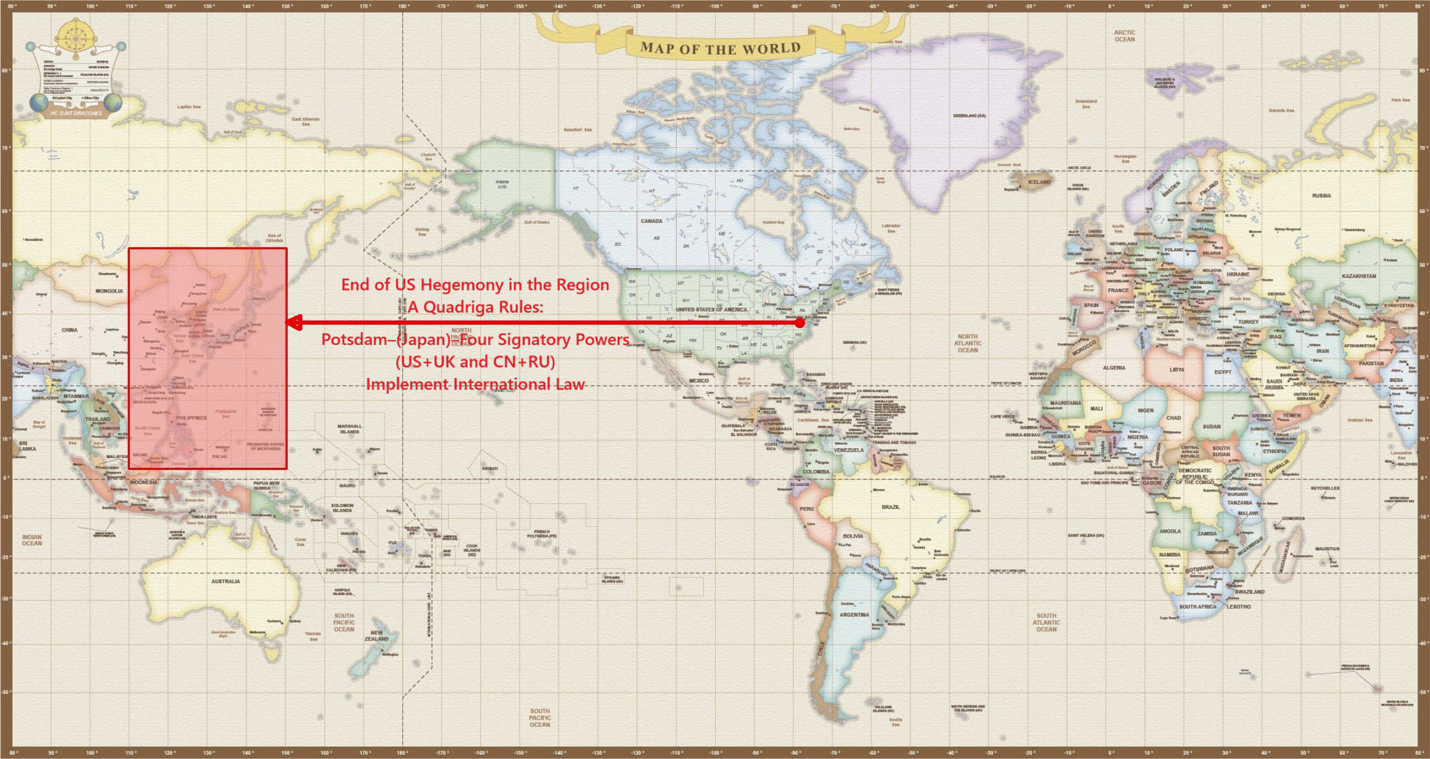 CHN-RUS/APAC-Region: Erste Ziele erreicht/ Projekt „Völkerrechts-konforme Ordnung“ läuft an