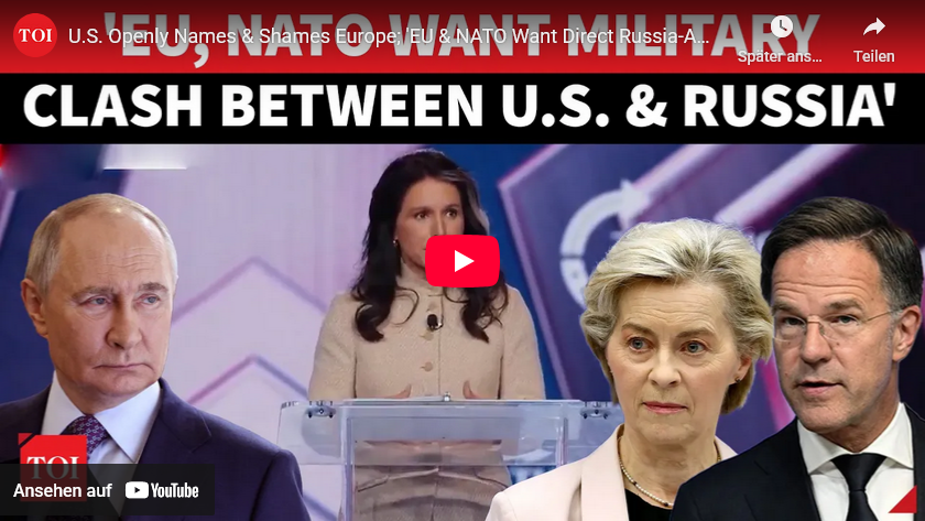 US/Geheimdienste-Chefin: EU+NATO wollen US-RUS-Krieg herbeiführen/ +Harte US-Islam-Wahrheiten