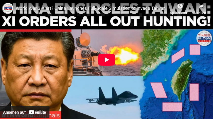 China/ Taiwan-See-Manöver: Original-China-Militär-Videos, etc.