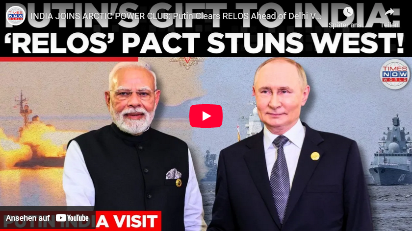 RUS-INDIEN/Militär-Logistik-Pakt RELOS von RUS-Duma verabschiedet/ Indien ignoriert US+EU-Sanktions-Gefahren