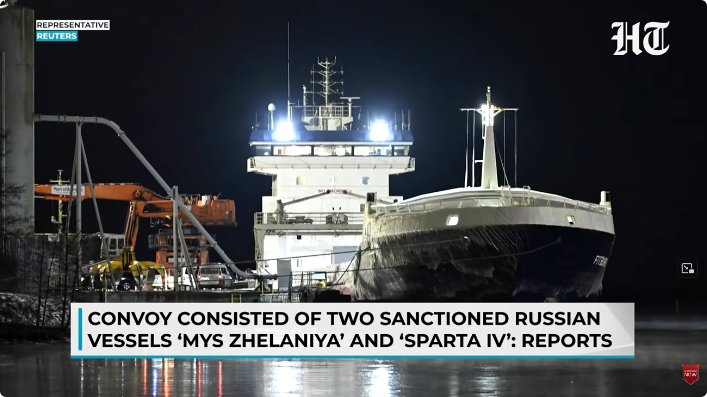 Erstmals seit 2. Weltkrieg: Geleitschutz-Verbund /RUS-Kriegsschiff eskortiert/ schützt im Mittelmeer