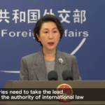 China ruft zum Vereinten Kampf auf/ Zhang regiert/ Tschetschenen mit Kampfruf