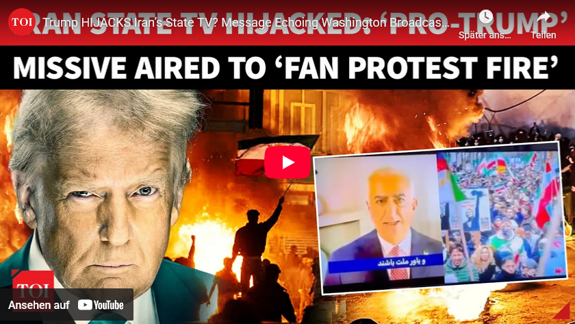 Hacker-Erfolg?: Shah-Sohn in Iran-Staats-Fernsehen mit Botschaft