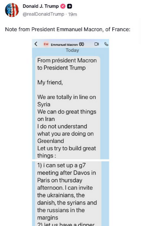 Macron will G7-Treffen mit Russland nach Davos: Notbremse im Freifall-Modus?