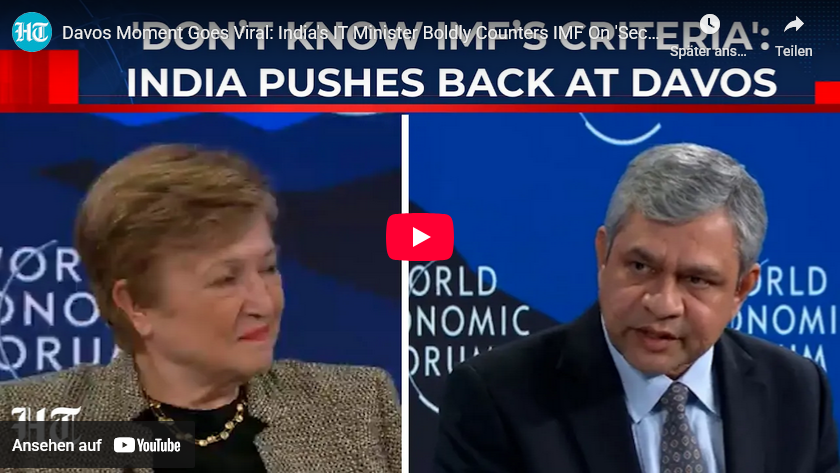 Indien-Minister bringt (bulgarische) IMF-Chefin in Erklärungsnot