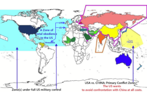 US-Strategen vs. RIIC-Strategen: „Feuer-Linien“ entlang der Heart-+Rimland-Front-Stellungen