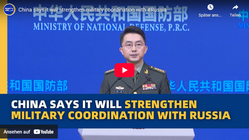 China/ Statements von Verteidigungs- +Außenministerium: Klare Kante