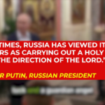 RUS/Putin-Kirche-Weihnachts-Ansprache: Soldaten als Schützer +Retter des Mutterlandes